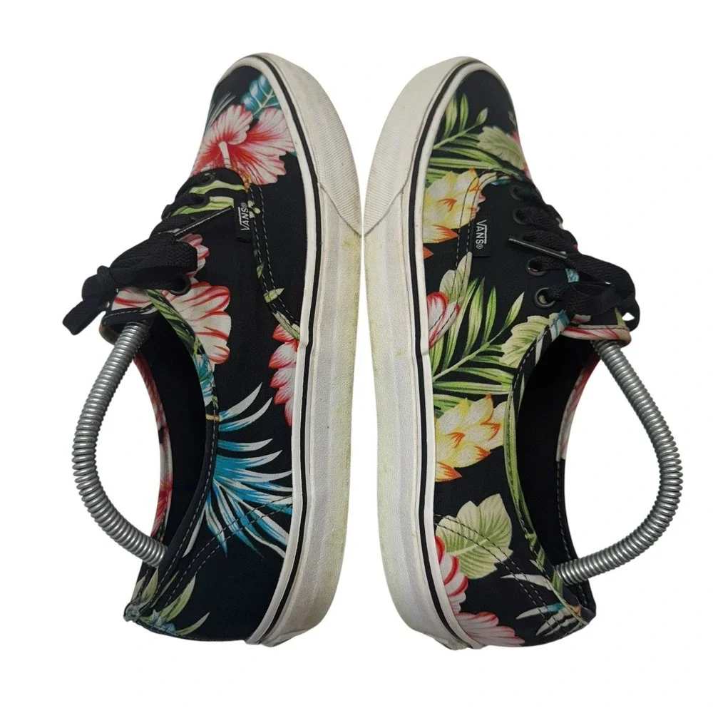 Vans‎ Hawaiian Hawaii Aloha Floral Lace Up Sk8 Shoes Men 9.5 Women 11 S-4